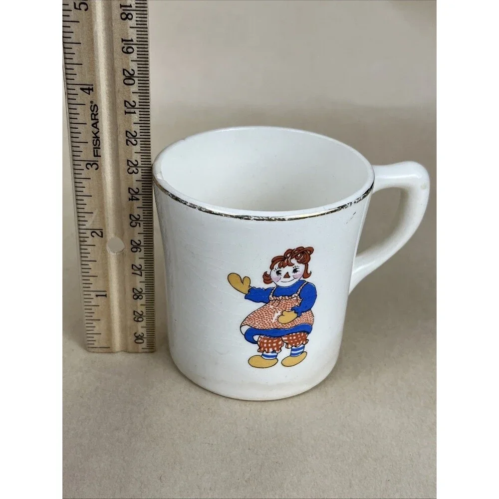 RARE VTG 1941 RAGGEDY ANN & ANDY‎ Kids PLATE/MUG/BOWL SET-JOHNNY GRUELLE CO. SET